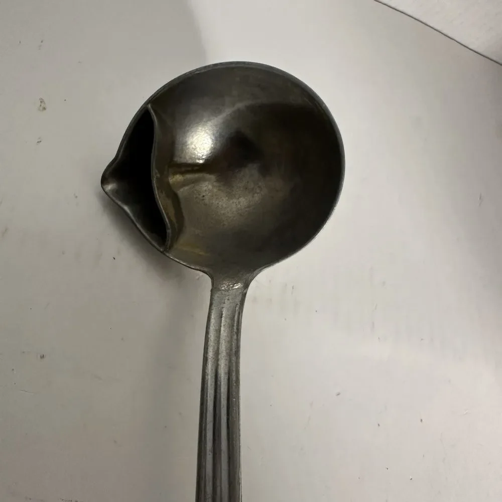 WESTMARK Fat Off Silver Aluminum Ladle‎ Fat Skimmer Spoon Fett-Weg Germany 11